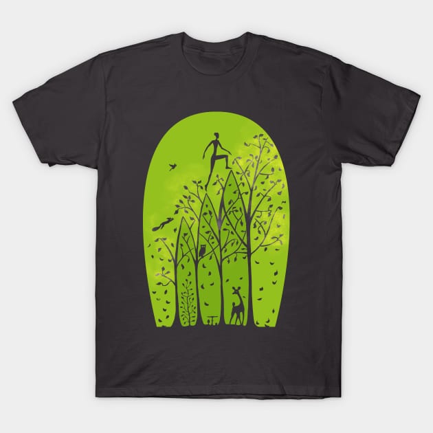 How to live - upward T-Shirt by mnutz